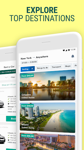 Kiwi.com - Book Cheap Flights - عکس برنامه موبایلی اندروید