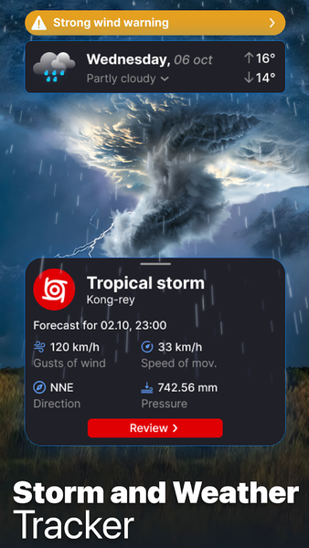 SkyRadar: Live Weather Tracker - عکس برنامه موبایلی اندروید