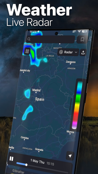 SkyRadar: Live Weather Tracker - عکس برنامه موبایلی اندروید