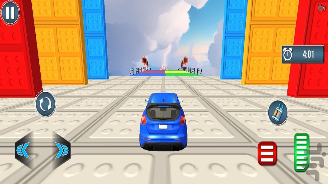 Sky Ramp Car Stunts - Gameplay image of android game