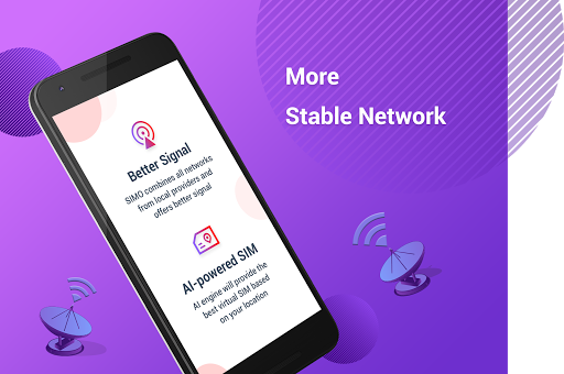 SIMO - Global & Local Internet Service Provider - Image screenshot of android app