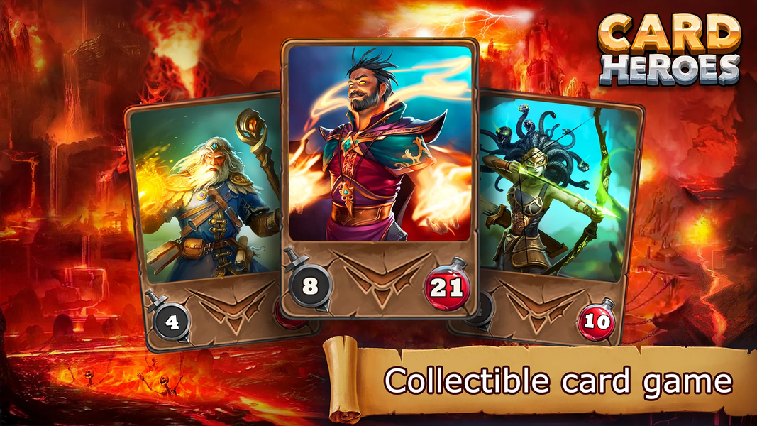 Card Heroes: TCG/CCG deck Wars - Image screenshot of android app