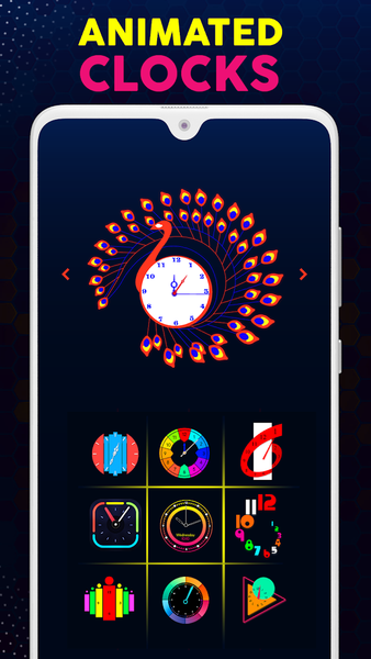 Nightstand Clock - Always ON - Image screenshot of android app