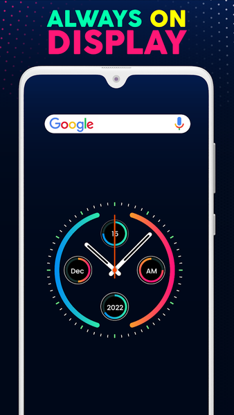Nightstand Clock - Always ON - عکس برنامه موبایلی اندروید