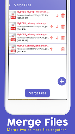 Split & Merge PDF files - عکس برنامه موبایلی اندروید