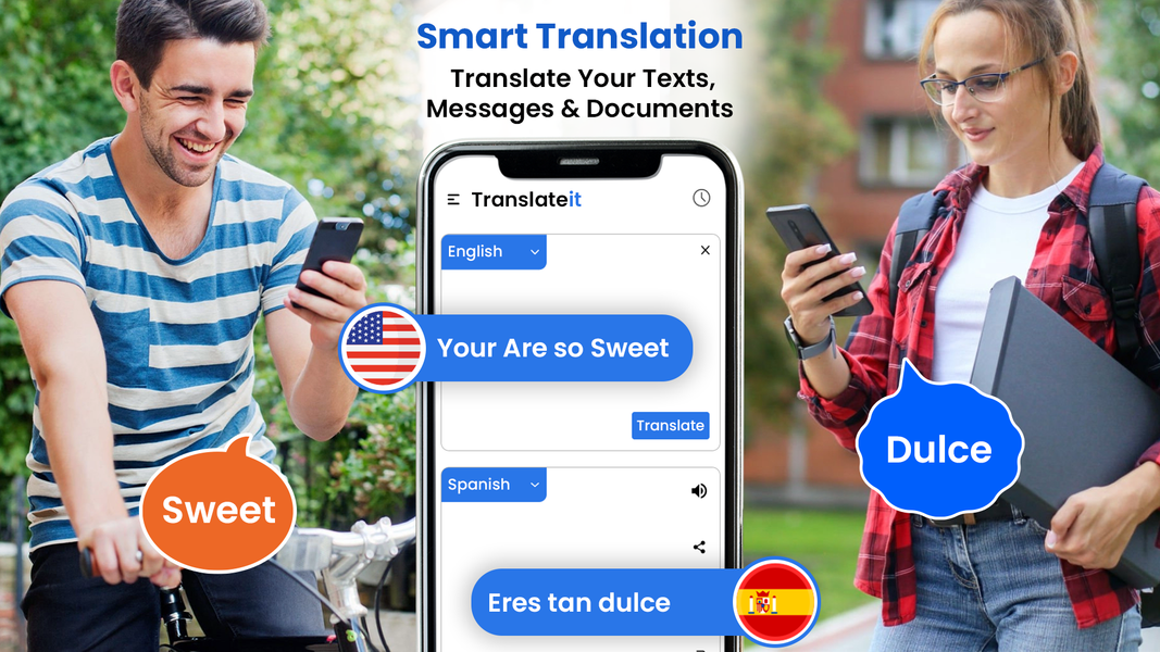 Translate All Language App - عکس برنامه موبایلی اندروید