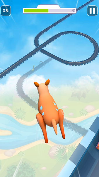 Skyzoo Animal Running Games ۳D - عکس بازی موبایلی اندروید