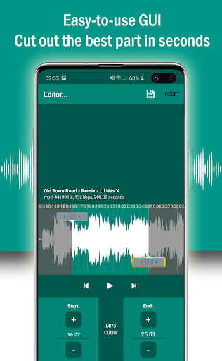 MP3 Cutter and Ringtone maker - Image screenshot of android app