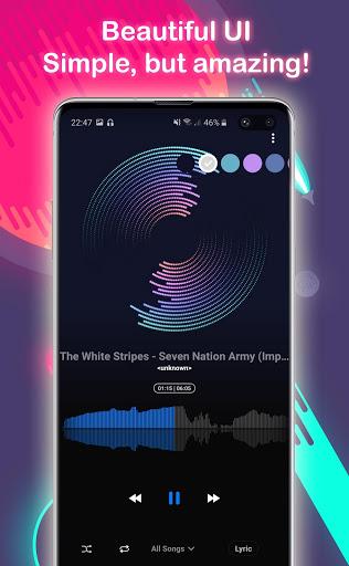 Galaxy Music Player - عکس برنامه موبایلی اندروید