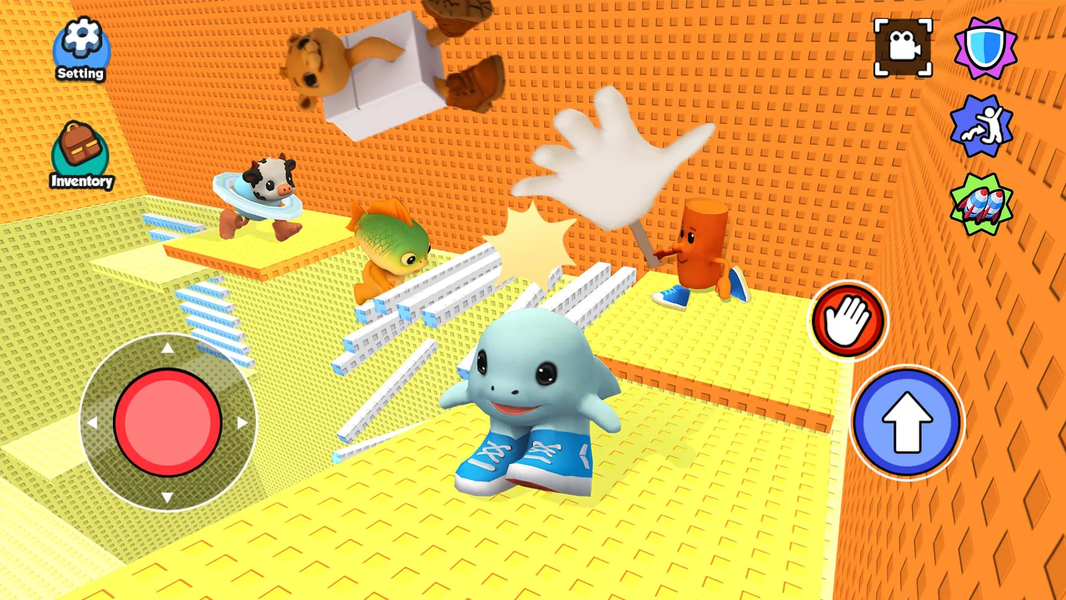 Slap Tower: Obby Troll IQ - Gameplay image of android game