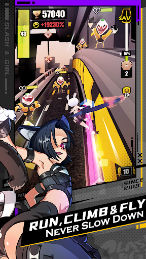 Slash & Girl - Endless Run - Gameplay image of android game
