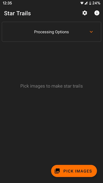 Star Trails - Image screenshot of android app