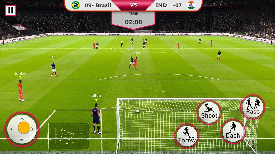 Football 2024 Match Soccer - Gameplay image of android game