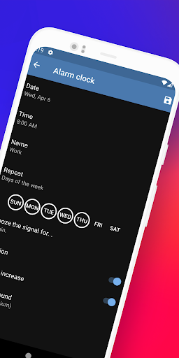 Ding Alarm clock - عکس برنامه موبایلی اندروید