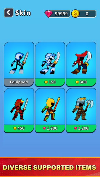 Stick Man Legend - Gameplay image of android game