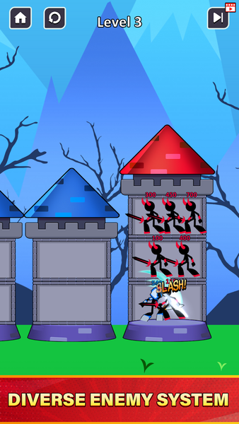 Stick Man Legend - Gameplay image of android game