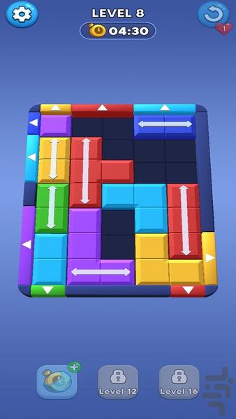 Slide Block Jam - Gameplay image of android game