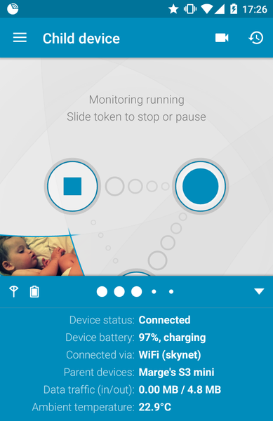 Dormi - Baby Monitor - عکس برنامه موبایلی اندروید