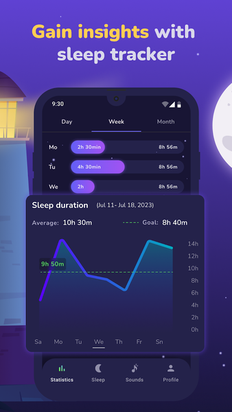 Sleep Tracker: Sleep Recorder - عکس برنامه موبایلی اندروید