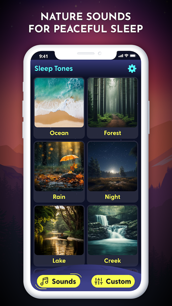 Sleep Sounds - Relax Tones - Image screenshot of android app