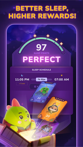 Sleepagotchi - Image screenshot of android app