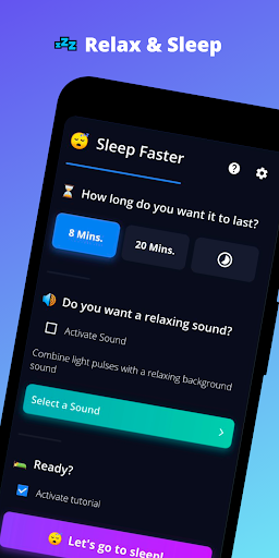 Sleep Sounds: relax with light - عکس برنامه موبایلی اندروید