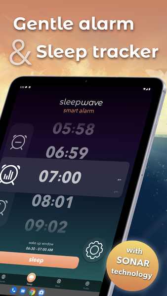 Sleepwave: Alarm & Tracker - عکس برنامه موبایلی اندروید