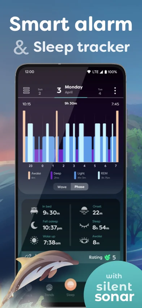 Sleepwave : Smart Alarm Clock - عکس برنامه موبایلی اندروید