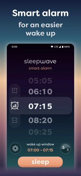 Sleepwave: Alarm & Tracker - عکس برنامه موبایلی اندروید