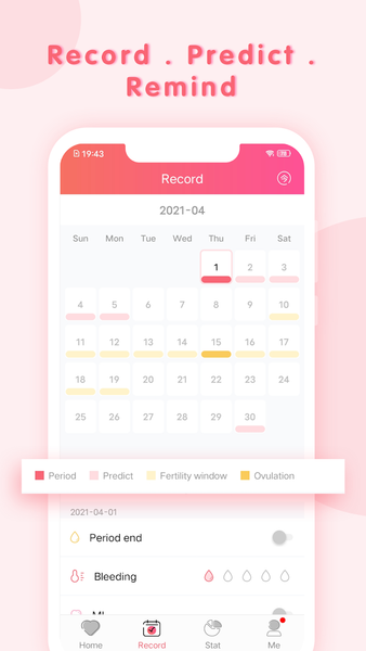 Moonbook: Menstrual assistant - عکس برنامه موبایلی اندروید