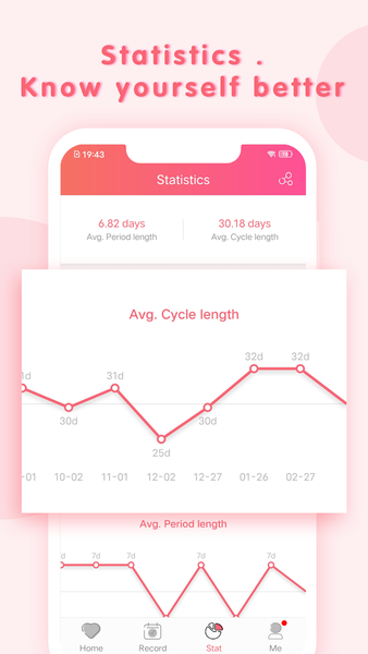 Moonbook: Menstrual assistant - عکس برنامه موبایلی اندروید