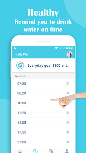 Water Reminder - عکس برنامه موبایلی اندروید