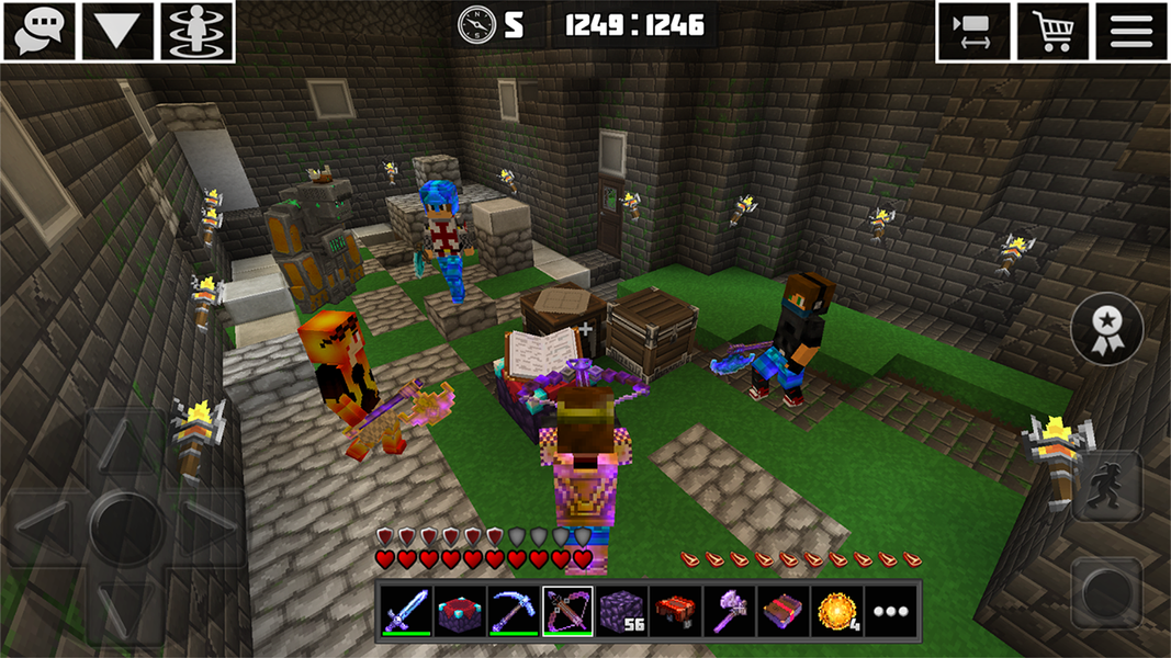Mine Block Craft PlanetofCubes - Gameplay image of android game