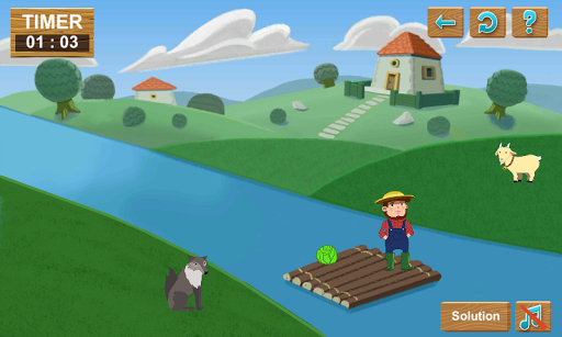 The River Tests - IQ Logic Puzzles & Brain Games - Gameplay image of android game
