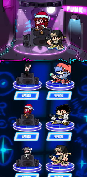 FNF Neo Music Battle Full Mods - Gameplay image of android game