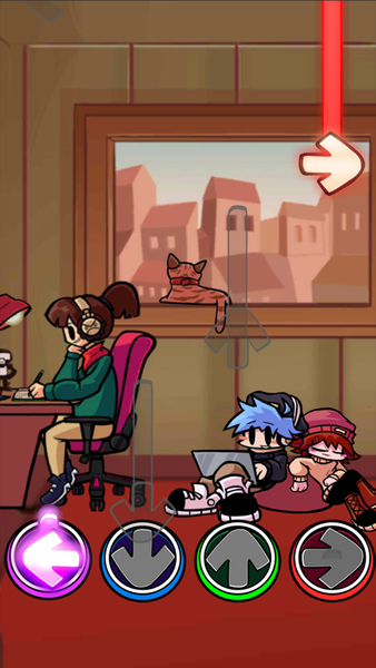 FNF Neo Music Battle Full Mods - Gameplay image of android game