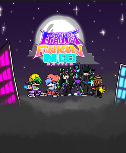FNF Neo Music Battle Full Mods - Gameplay image of android game