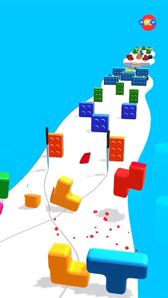 Slice Run - Gameplay image of android game