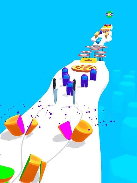 Slice Run - Gameplay image of android game