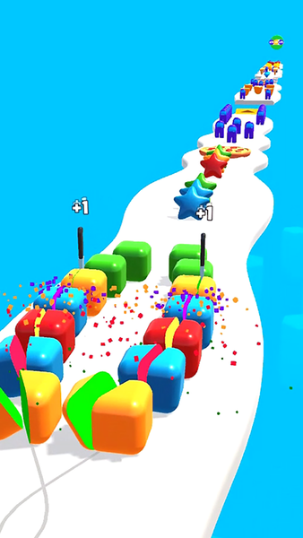 Slice Run - Gameplay image of android game