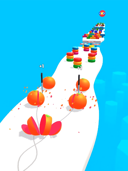 Slice Run - Gameplay image of android game