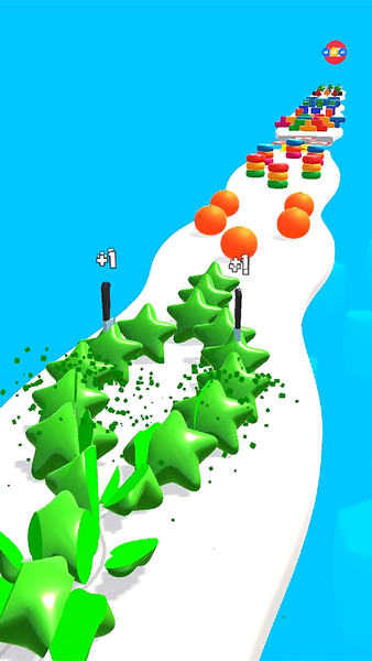 Slice Run - Gameplay image of android game