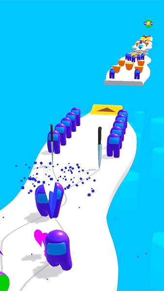Slice Run - Gameplay image of android game