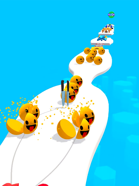 Slice Run - Gameplay image of android game