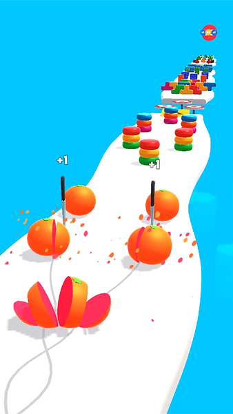 Slice Run - Gameplay image of android game
