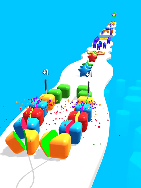 Slice Run - Gameplay image of android game