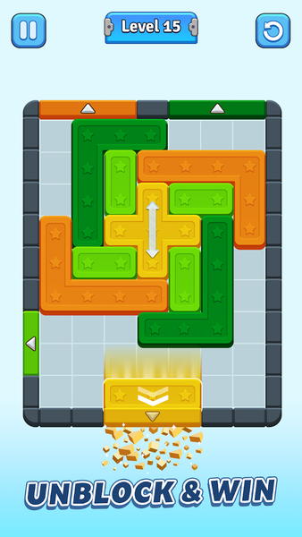 Color Block Out - Gameplay image of android game