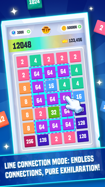 2048 Fun Collection - Gameplay image of android game