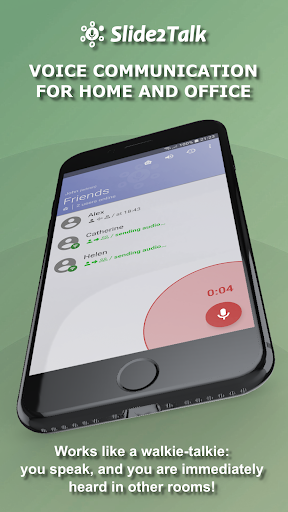 Walkie Talkie - Slide2Talk - عکس برنامه موبایلی اندروید