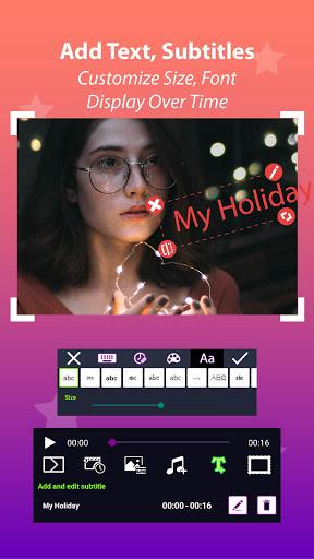 Photo video maker with Music - عکس برنامه موبایلی اندروید